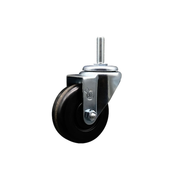 35 Inch Phenolic Wheel Swivel 58 Inch Threaded Stem Caster Service Caster